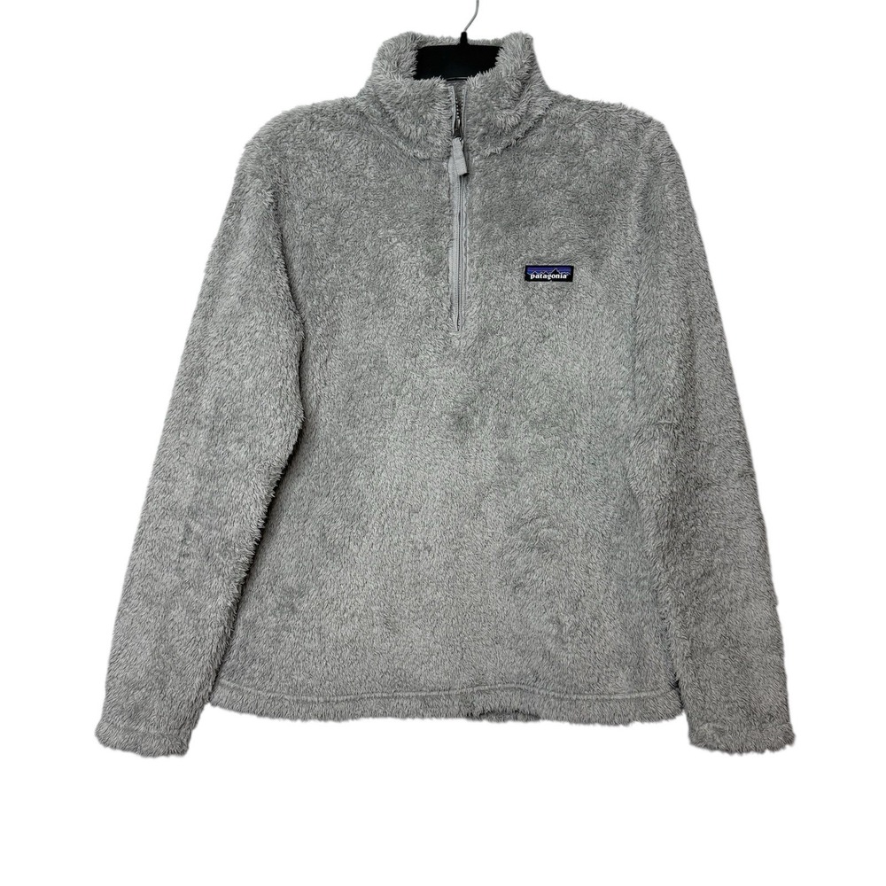 Patagonia Gray Fleece Half-Zip Pullover Jacket
